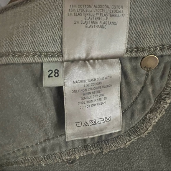Hudson NWOT Mid Rise Krista Super Skinny Jeans Green - Picture 5 of 5